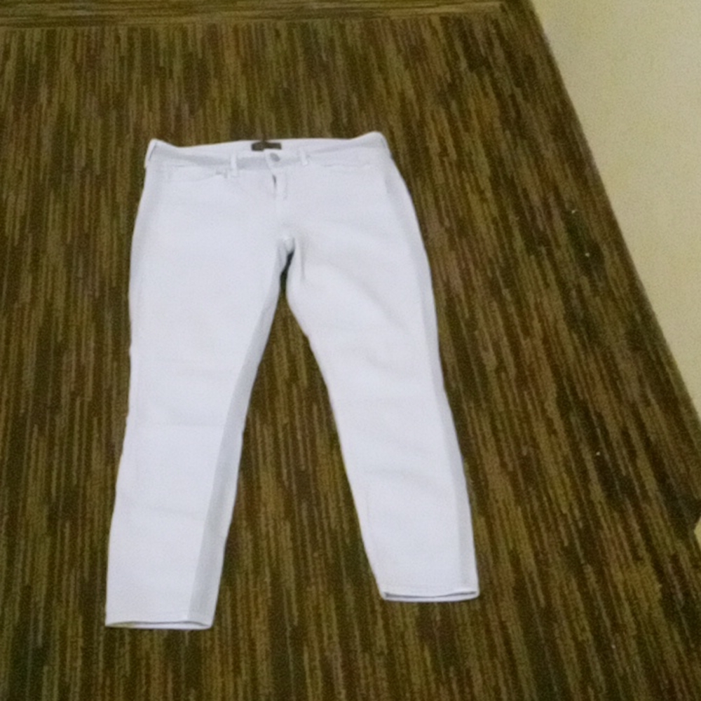 VINCE Dylan Skinny Jeans Stonewash Gray Stripe 31